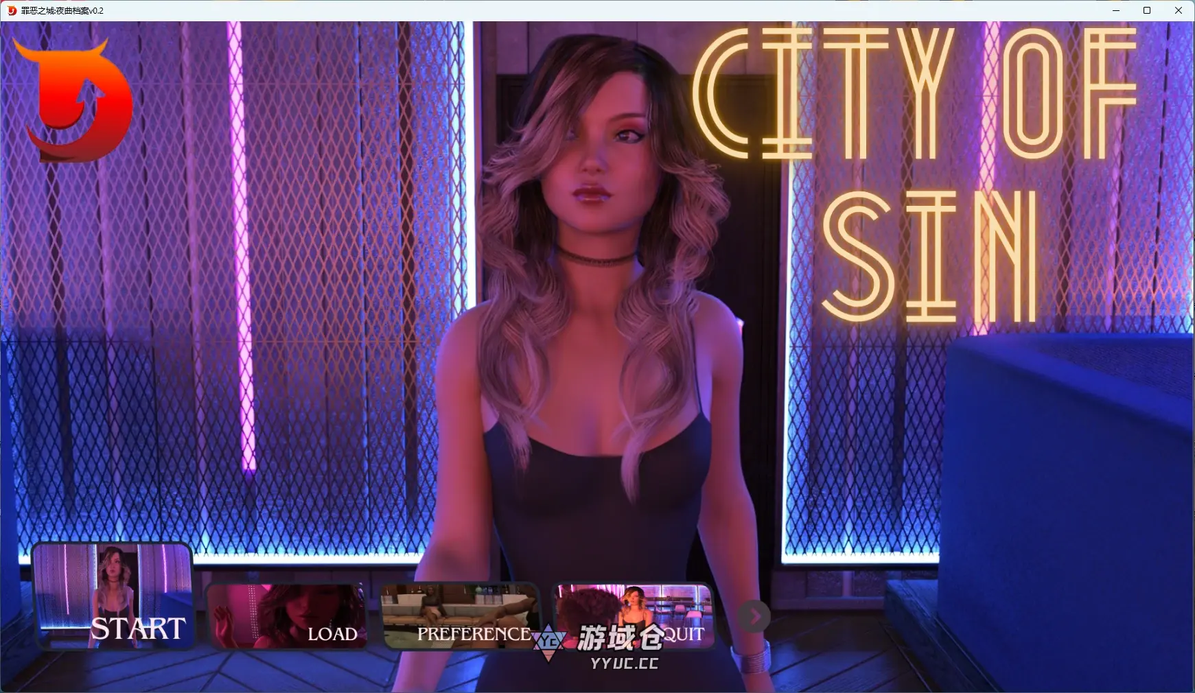 [SLG/女同] 罪恶之城:夜曲档案 City of Sin – The Nocturne Files ver0.2 AI汉化版 [更新/4G]