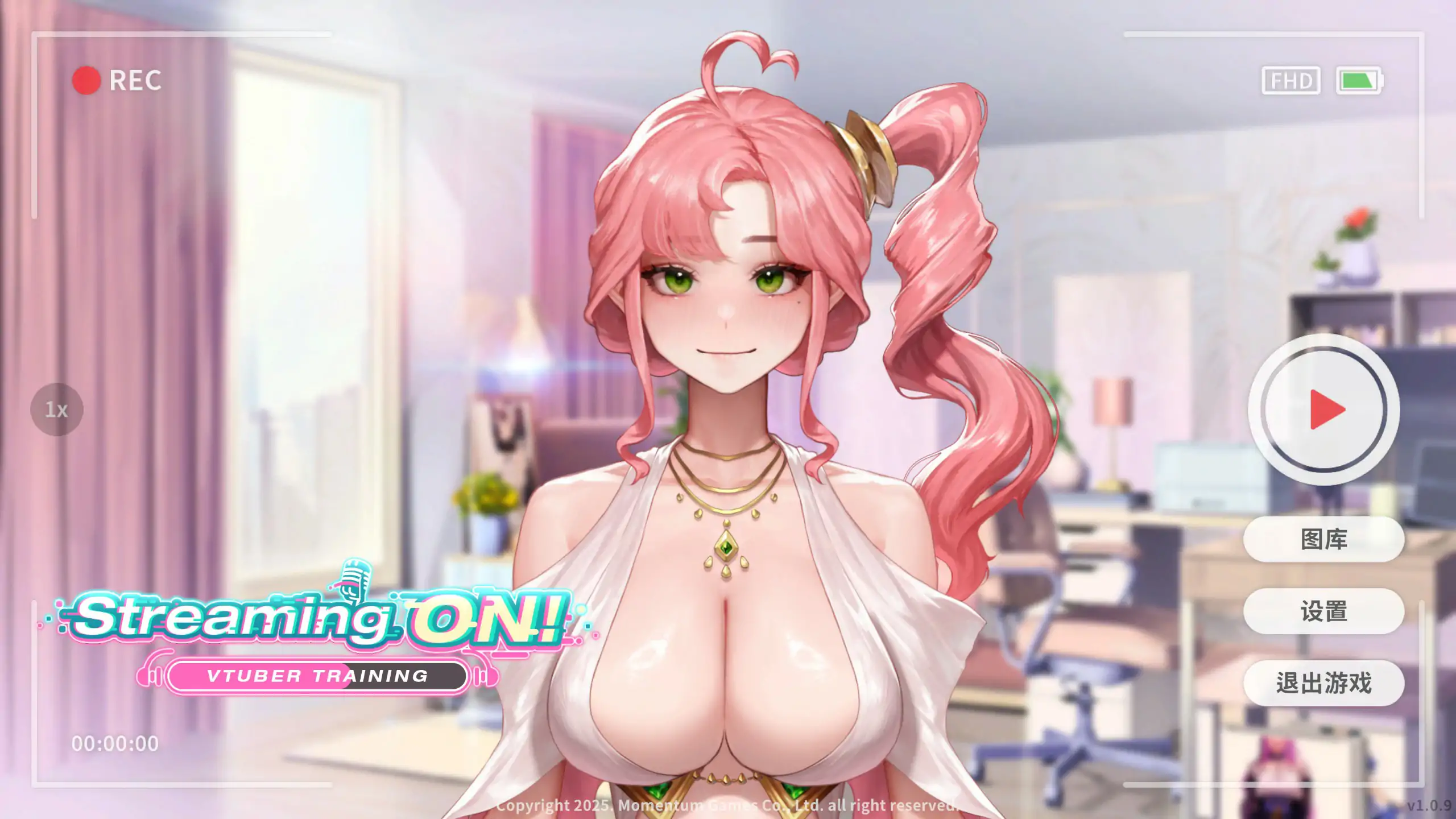 [亚洲SLG/养成] 直播开始！VTuber出道指南 Streaming ON! VTuber Training ver1.0.9 官方中文版 [更新/787M]